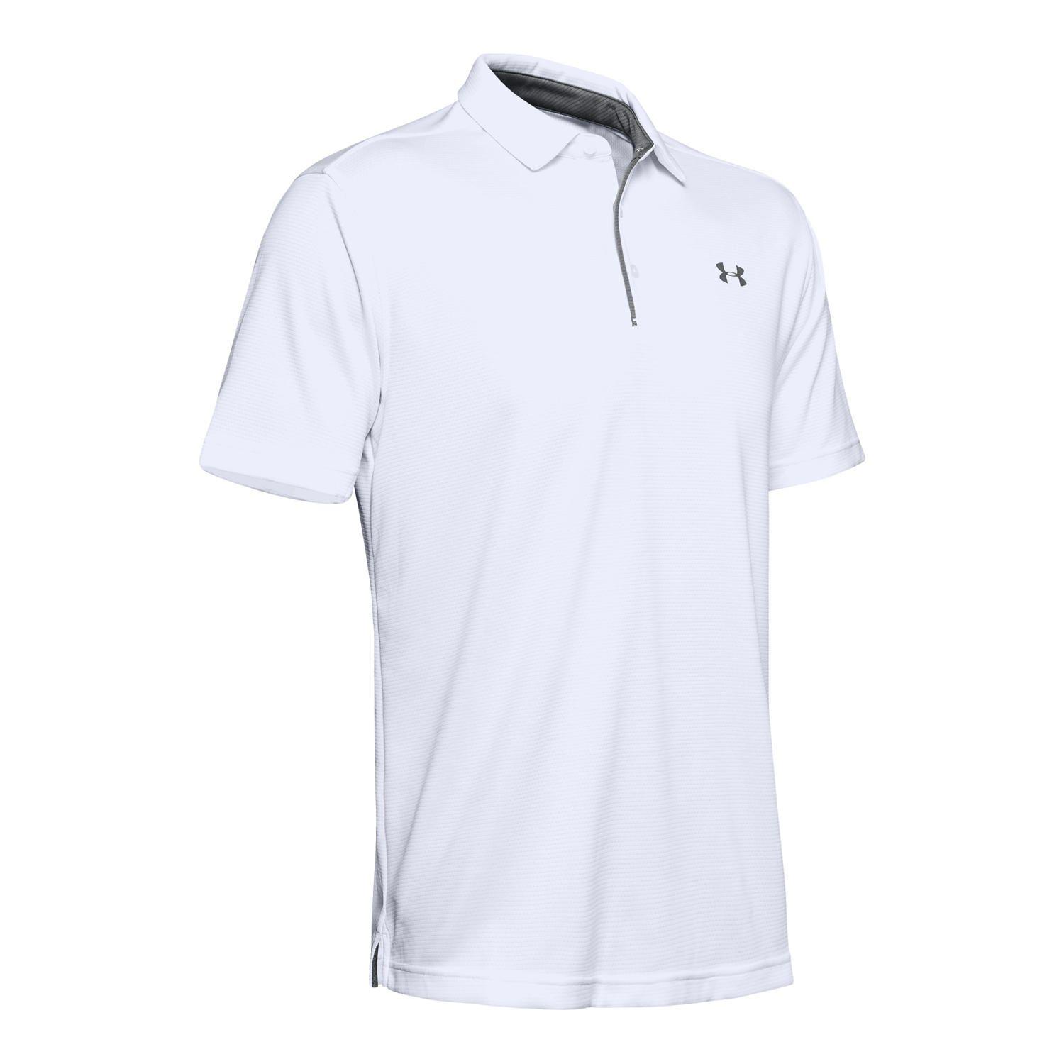 Polo UA Tech para hombre Blanco-0