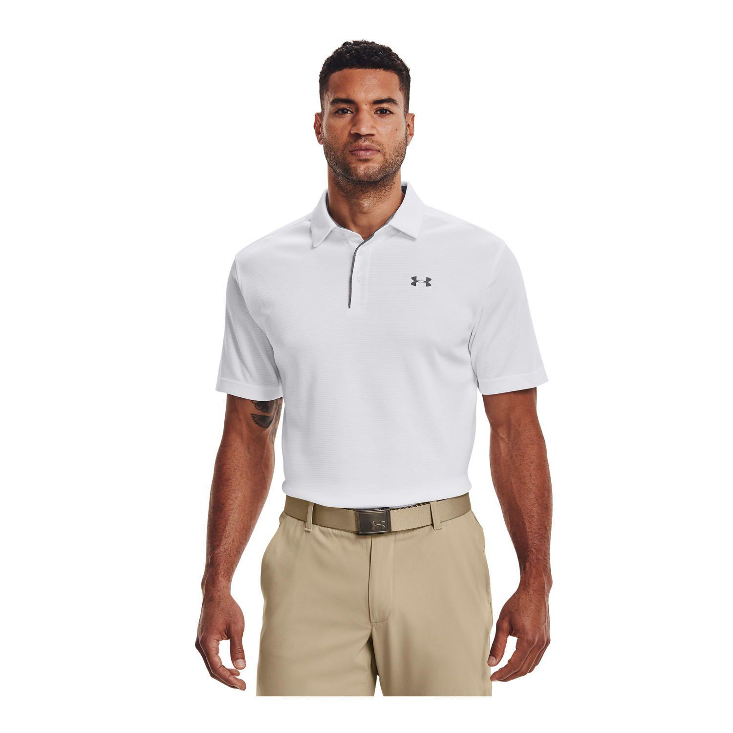 Polo UA Tech para hombre Blanco-3
