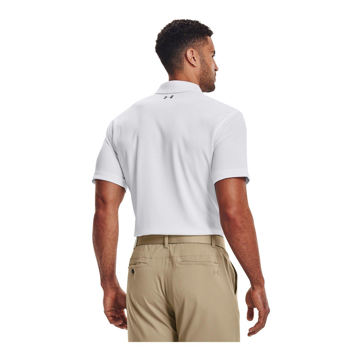 Polo UA Tech para hombre Blanco-4