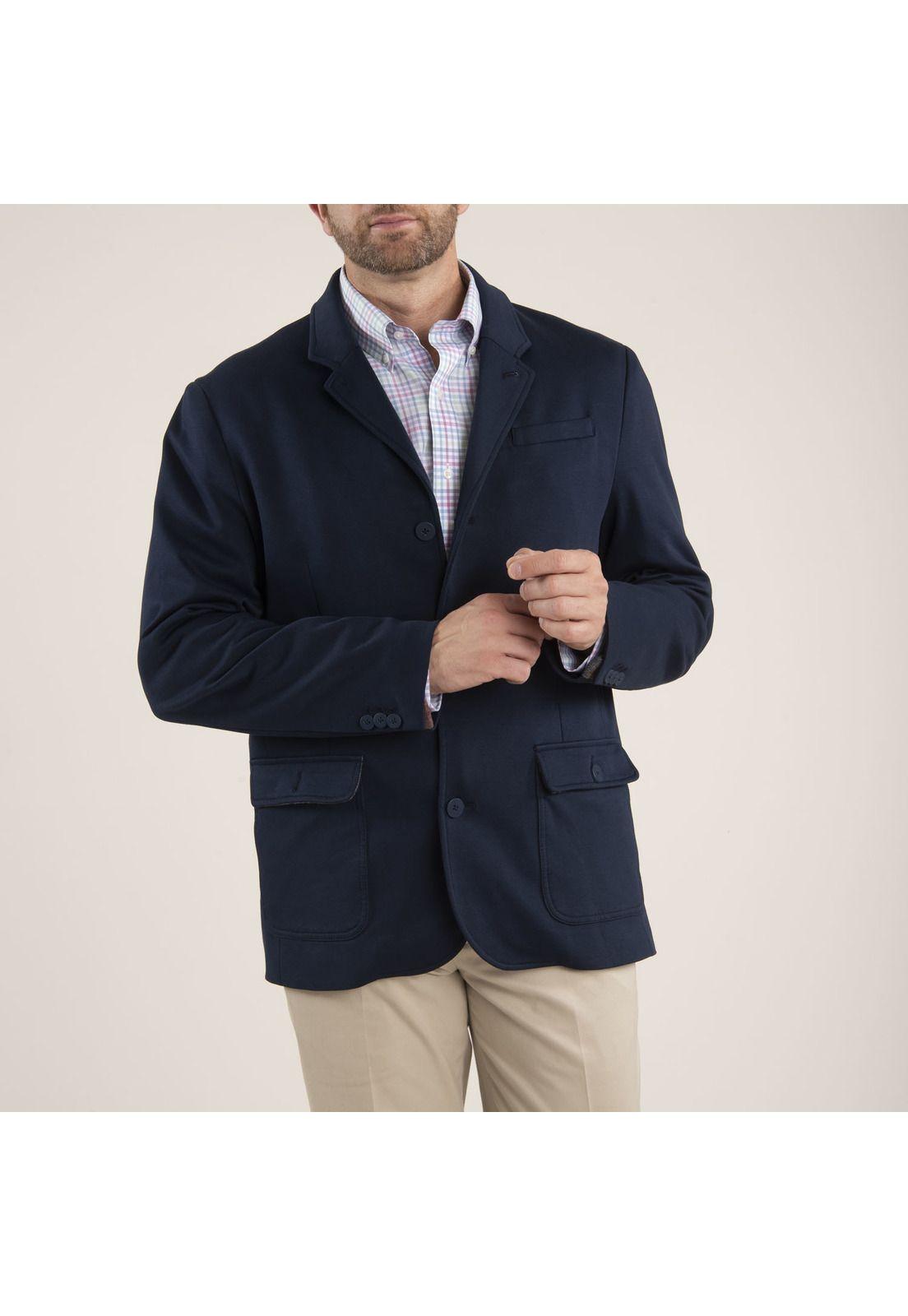 Chaqueta Hombre Fez Azul Petróleo-2