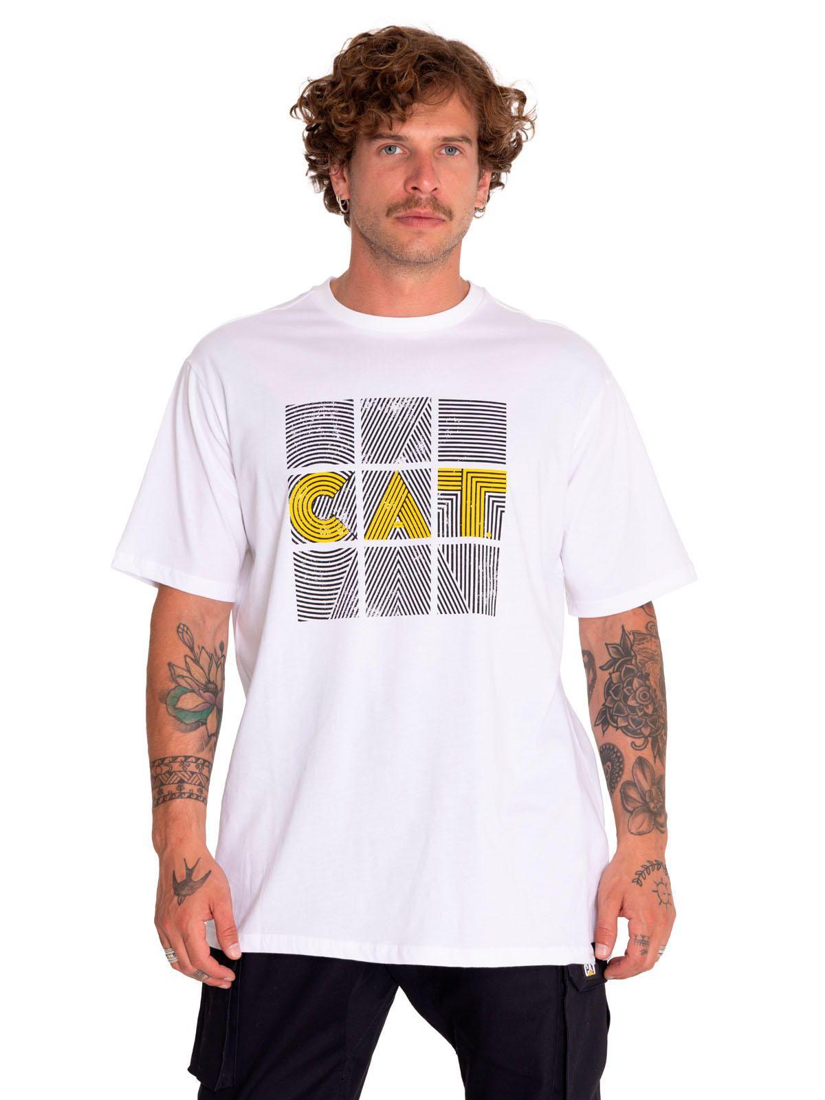Polera Manga Corta Hombre Random Energy Blanco-0
