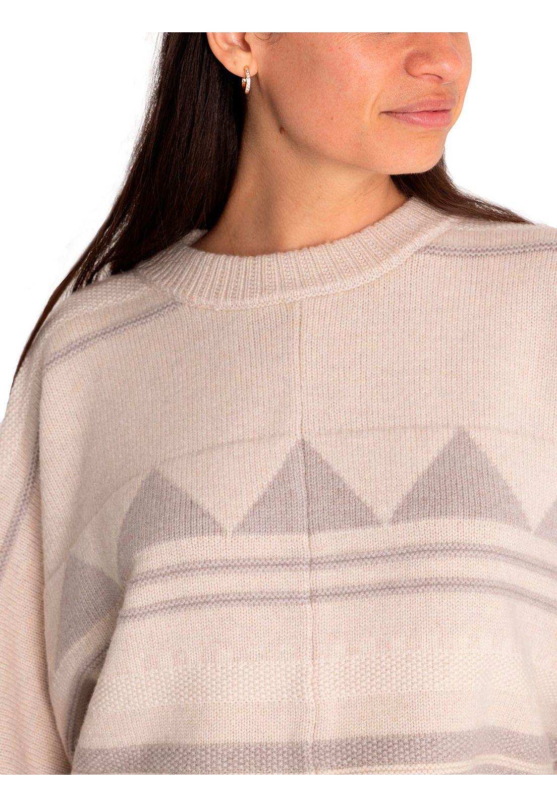 Sweater Lana Mujer Carmin Beige-6