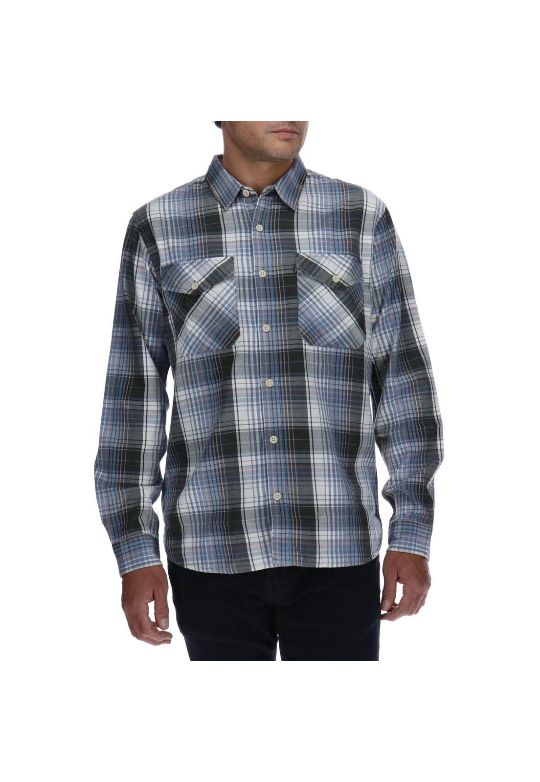 Camisa Ml Hombre Low Country L/S Western Plaid Shirt Algodón Multicolor-0
