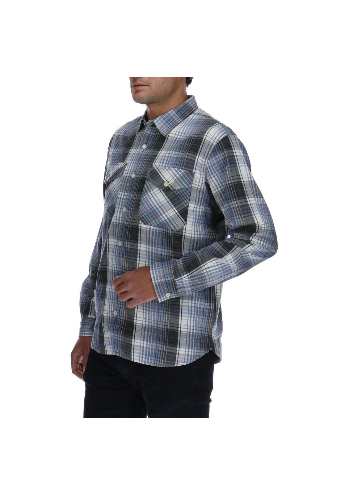 Camisa Ml Hombre Low Country L/S Western Plaid Shirt Algodón Multicolor-1