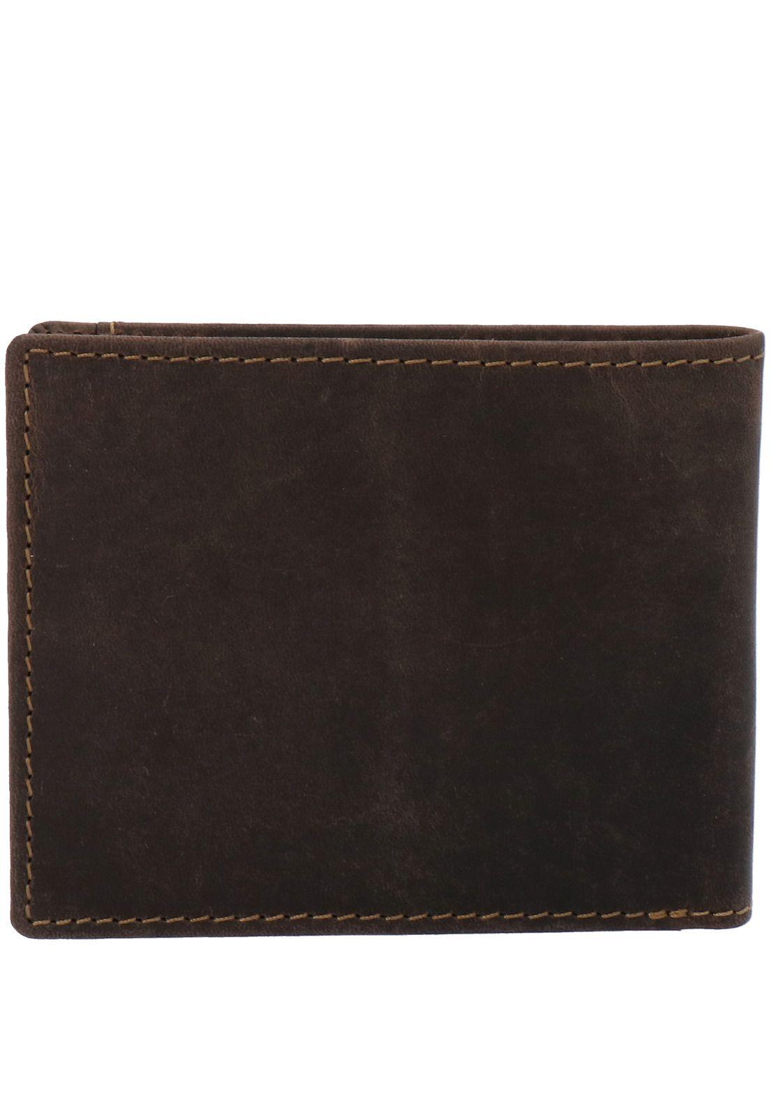 Billetera Cuero Hombre Whks 9B Ventana Café-1