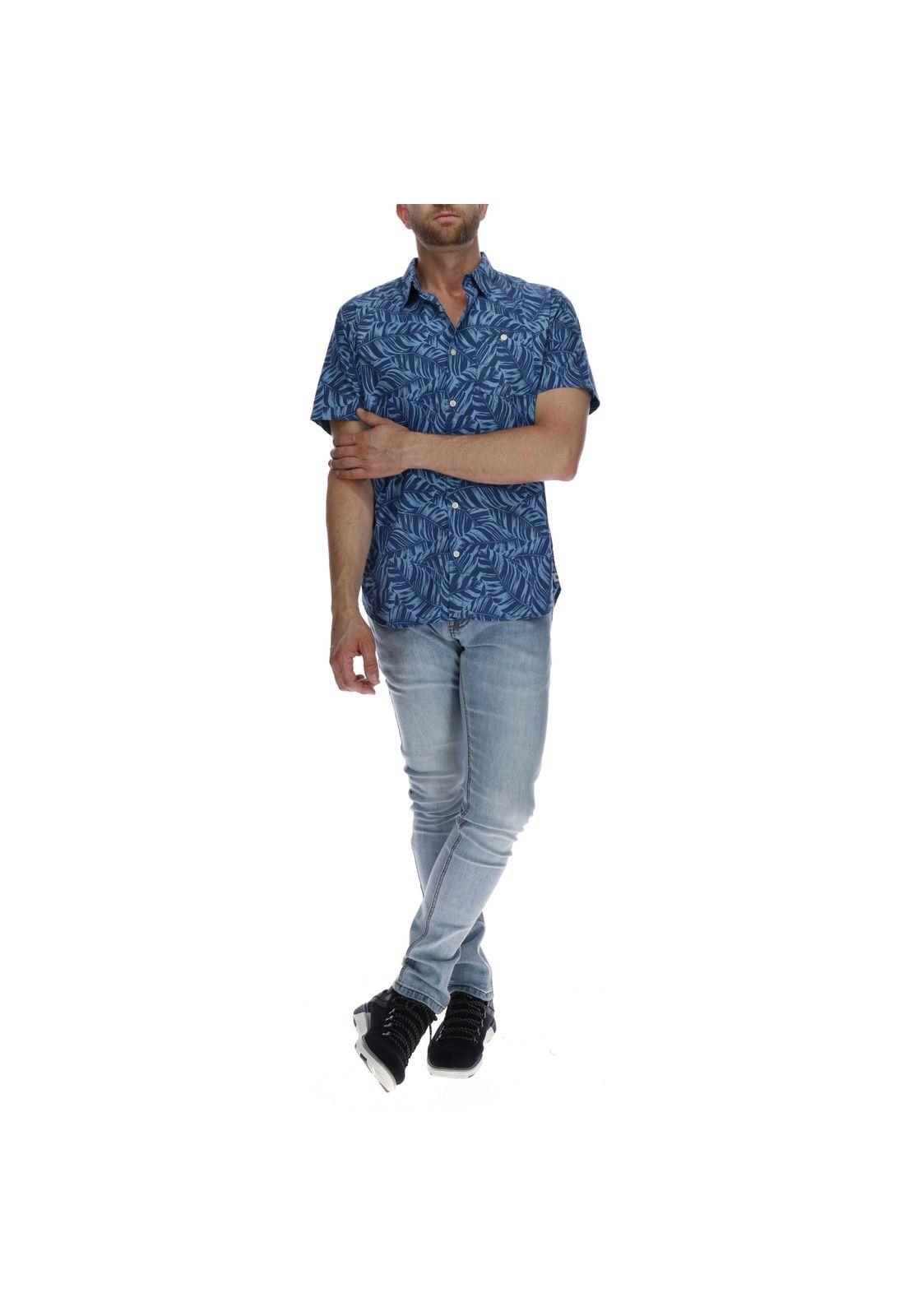 Jeans Hombre Ninety Eight Skinny Azul-4