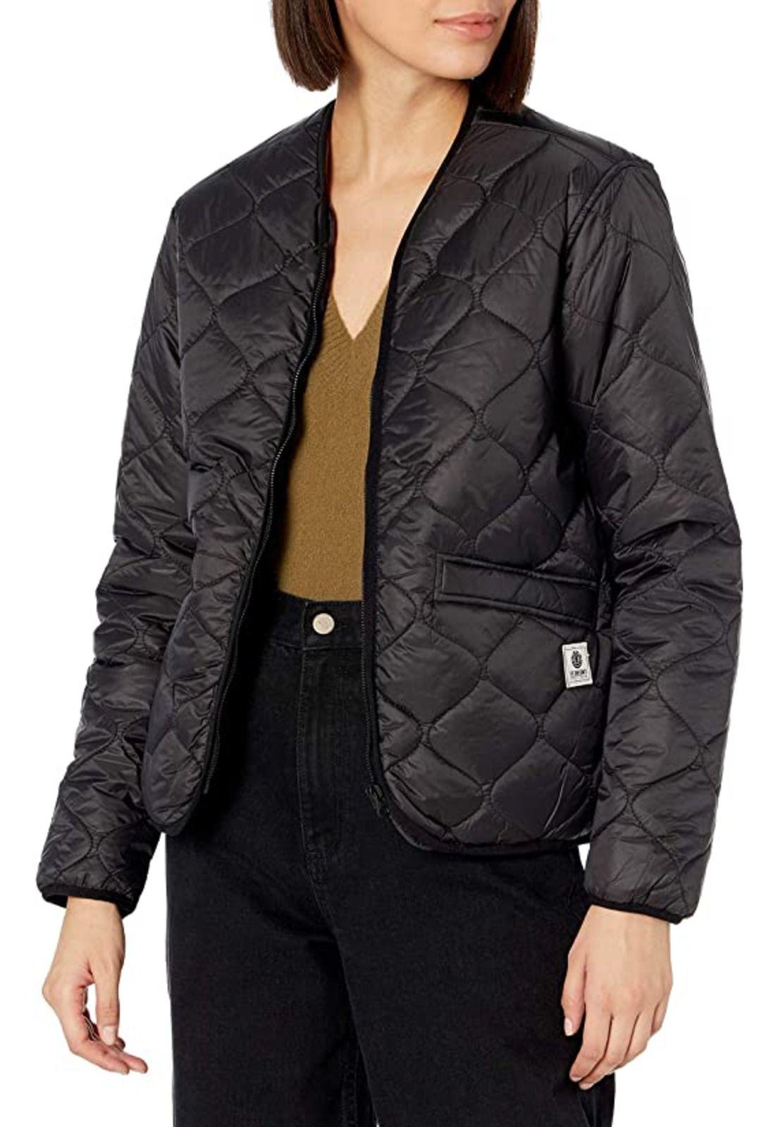 Chaqueta Virginia Liner Negro Mujer Element-1