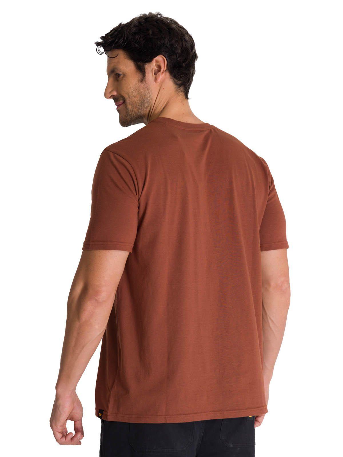 Polera Manga Corta Hombre Diseño Do The Work Rojo-3