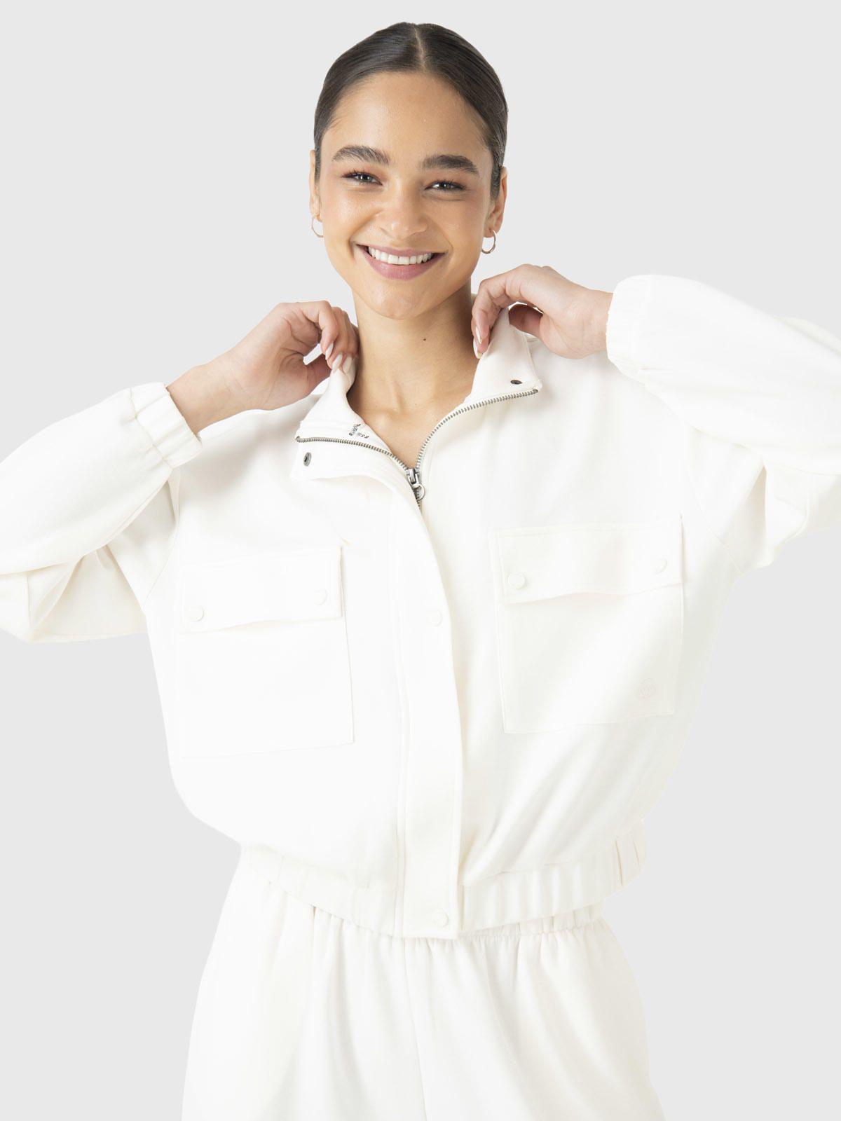 Polerón Mujer Modal Sweatshirt Crudo-0