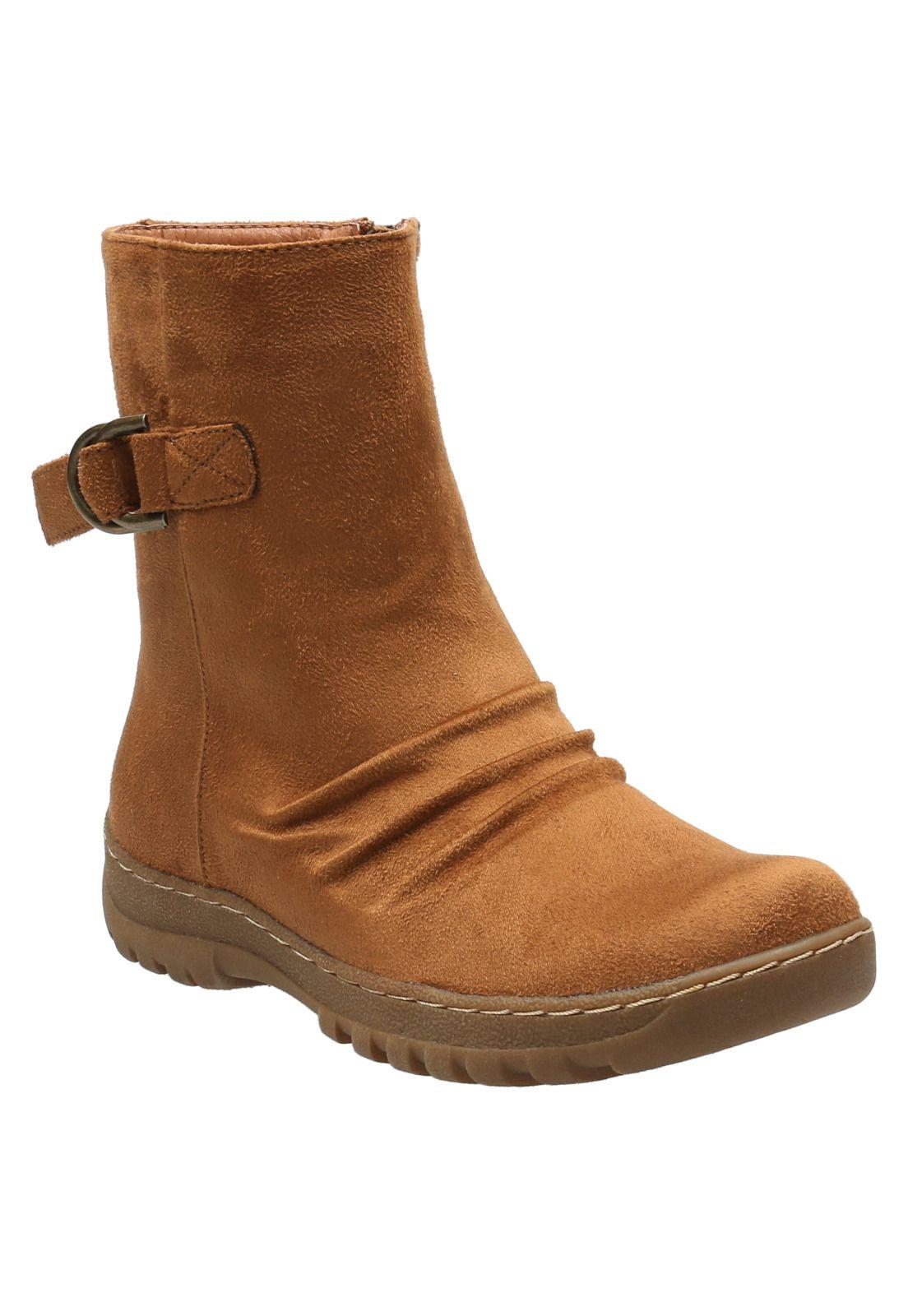 Botín Mujer Archi Caramelo-0