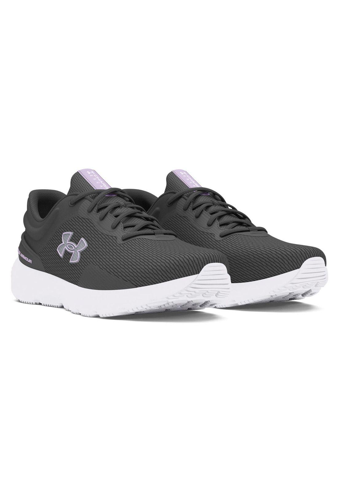 Zapatillas Run UA Escape 4 para mujer Gris-5