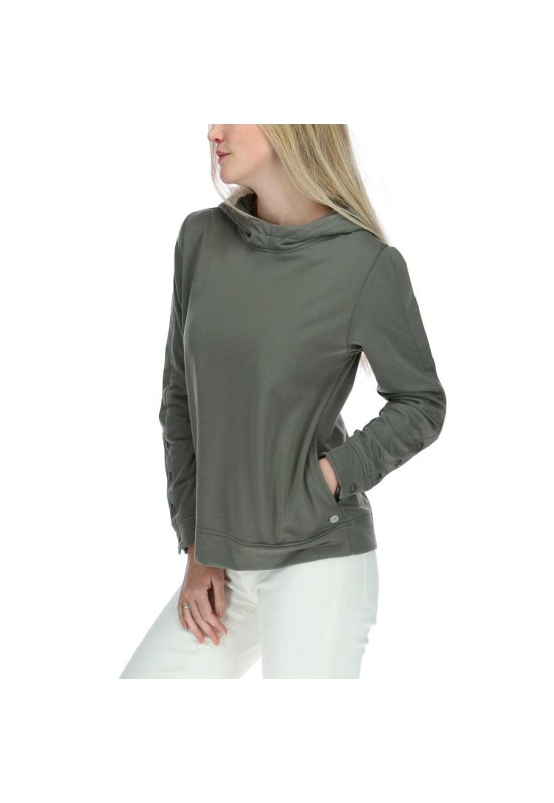 Poleron Mujer Grace Sweatshirt Grafito-1
