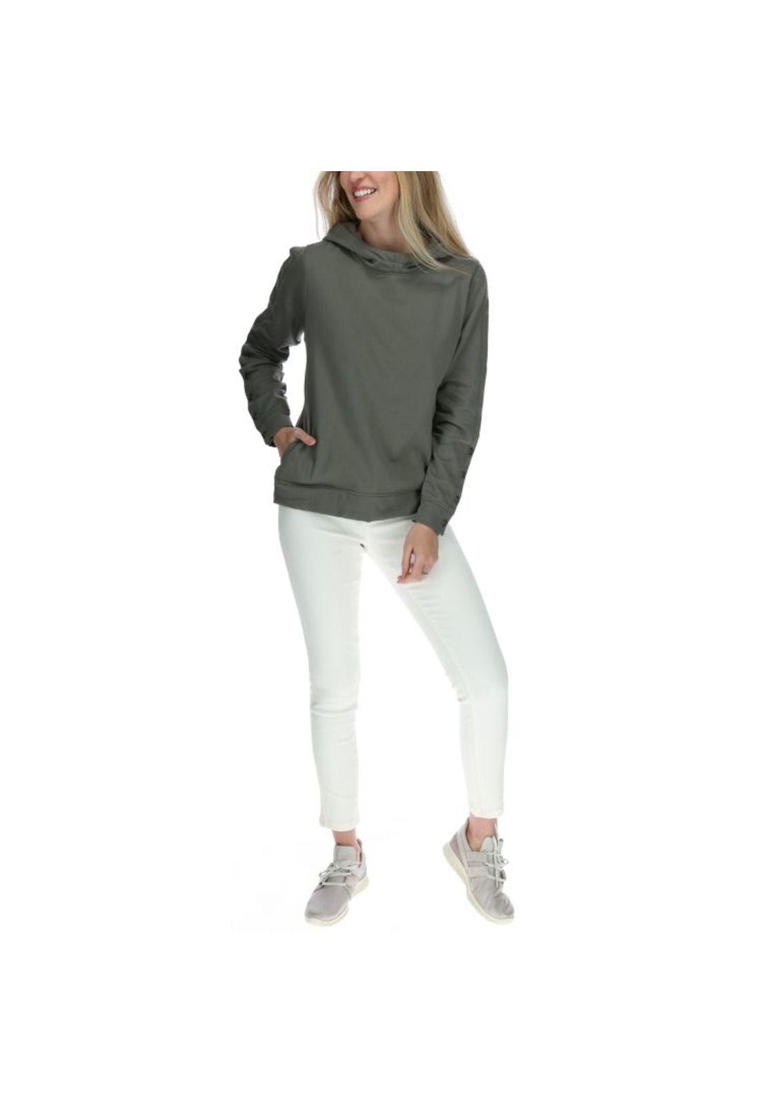 Poleron Mujer Grace Sweatshirt Grafito-4
