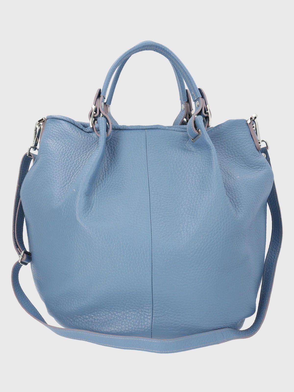 Cartera Italiana Cuero Bettina Azul-2