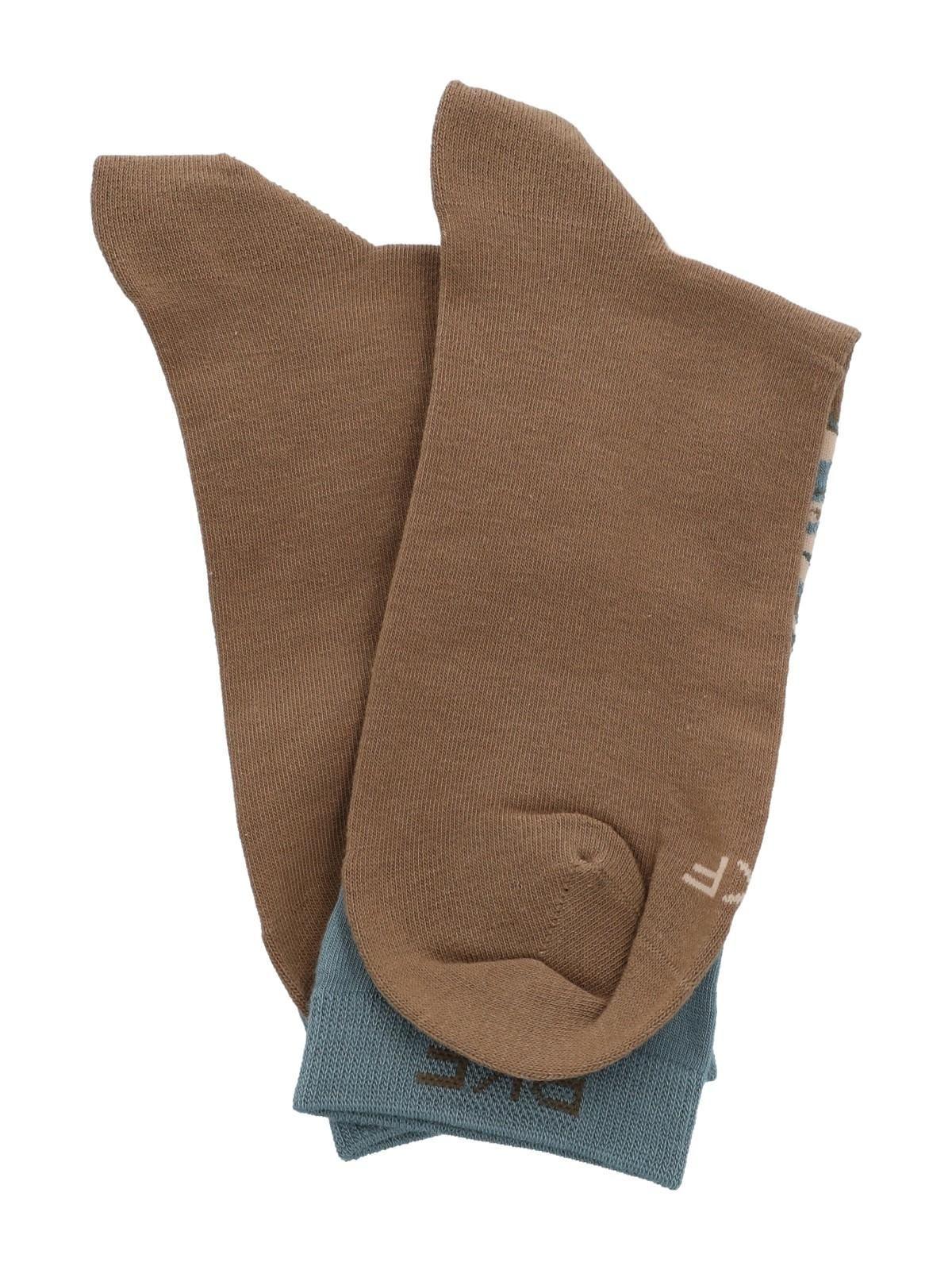 Calcetín Bambú Mujer C Mountains Azul-2