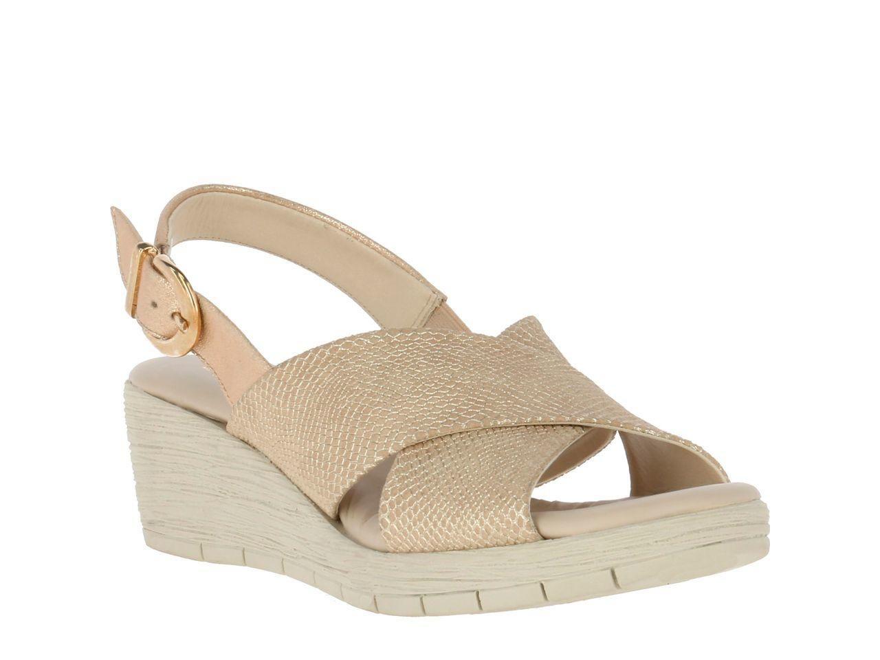 Sandalia Cuero Ambiguous Dorado-0