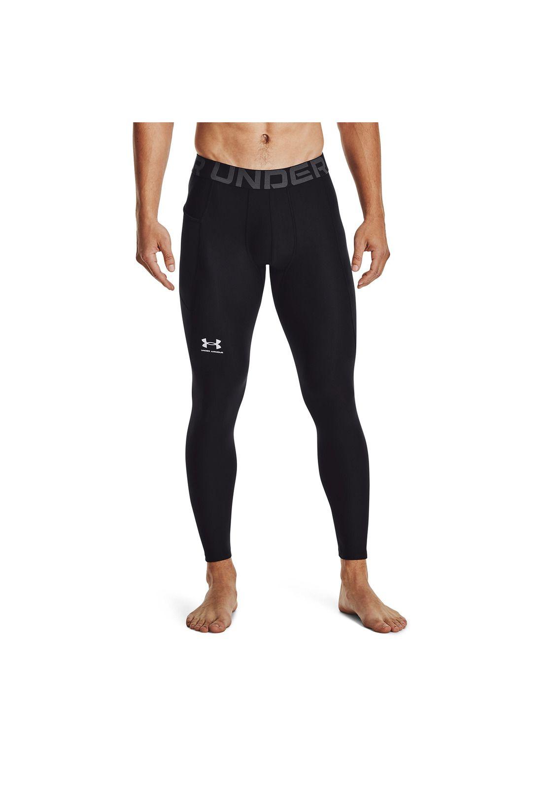 Leggings HeatGear® para hombre Negro-3