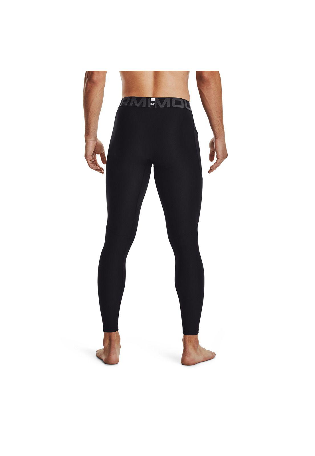 Leggings HeatGear® para hombre Negro-4