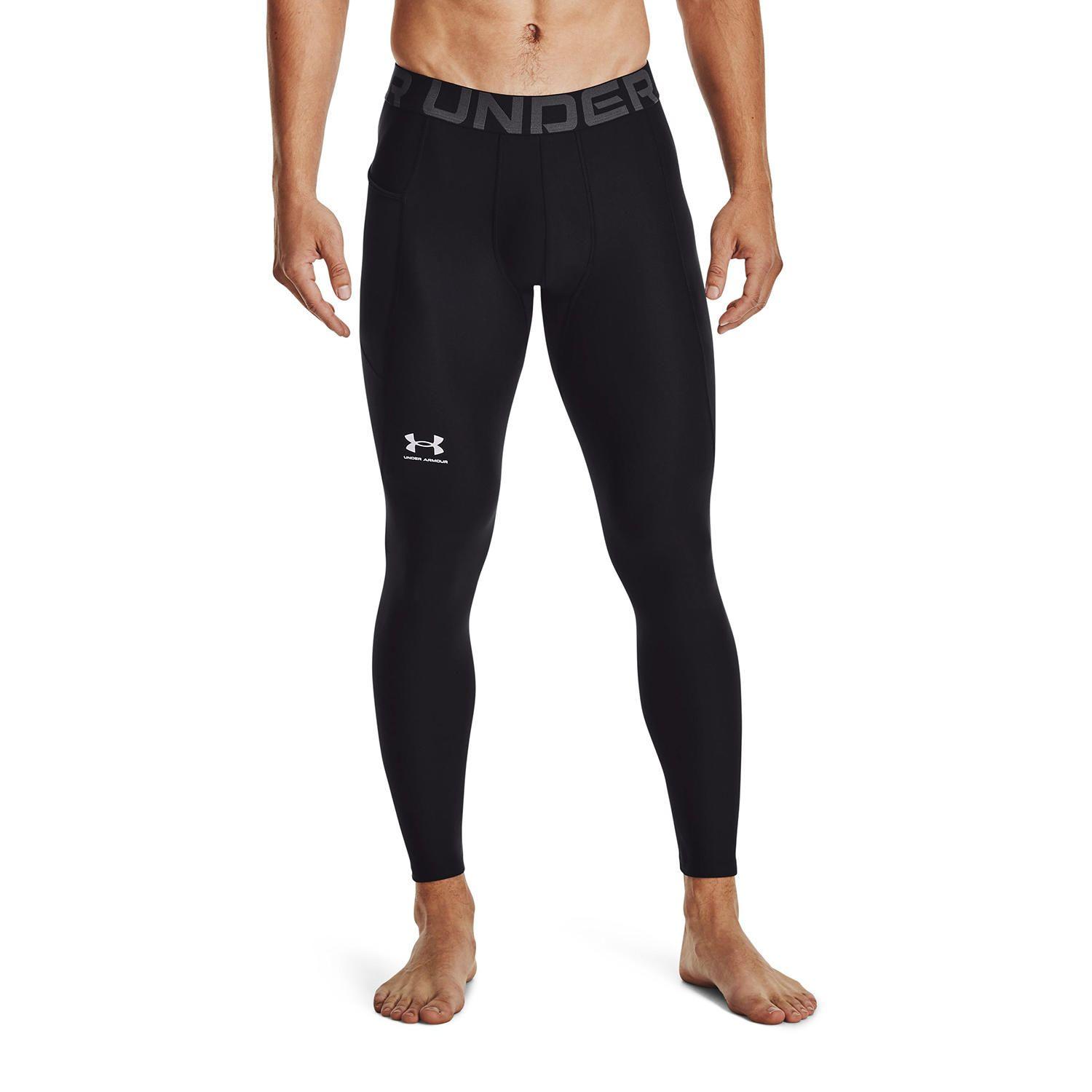 Leggings HeatGear® para hombre Negro-3