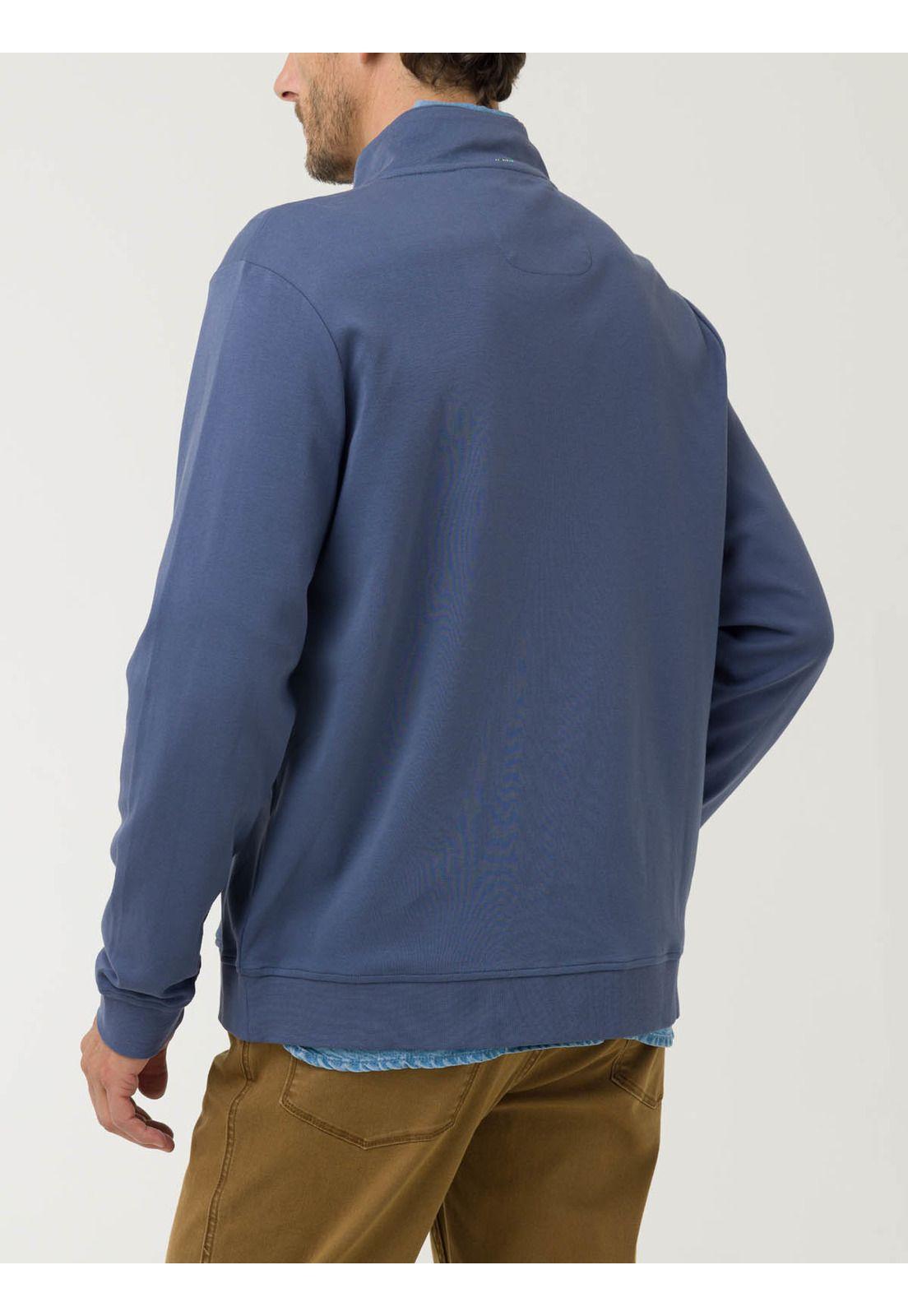 Polerón Algodón Pima Hombre Rimini Azul-5