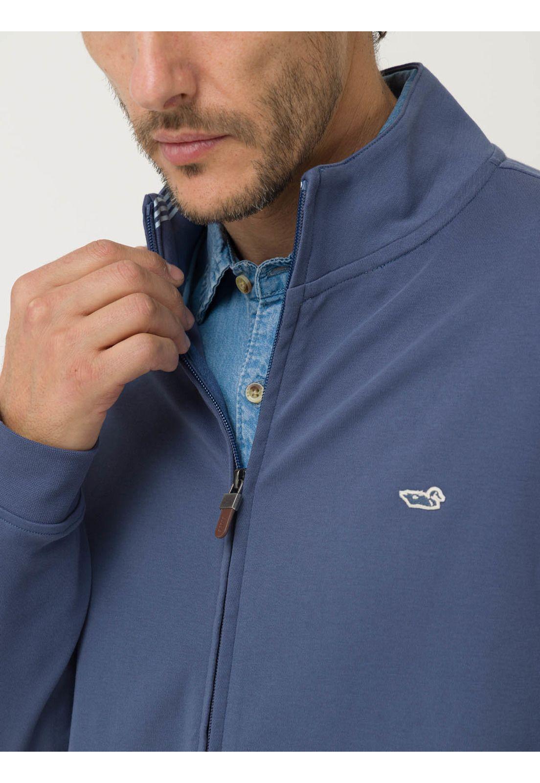 Polerón Algodón Pima Hombre Rimini Azul-6
