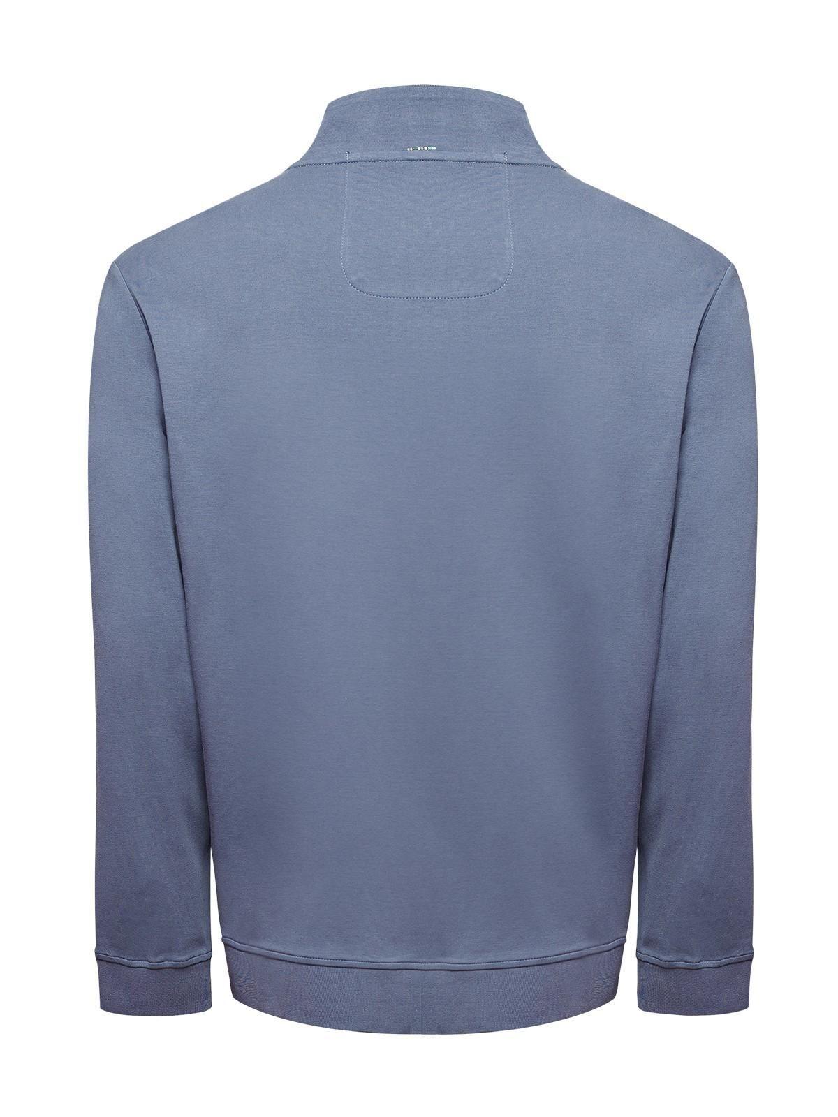 Polerón Algodón Pima Hombre Rimini Azul-1
