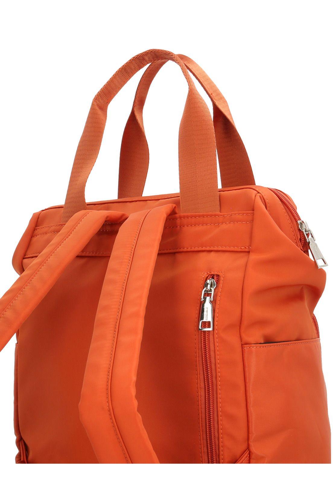 Cartera Naranja Ennio Backpack Mujer-3