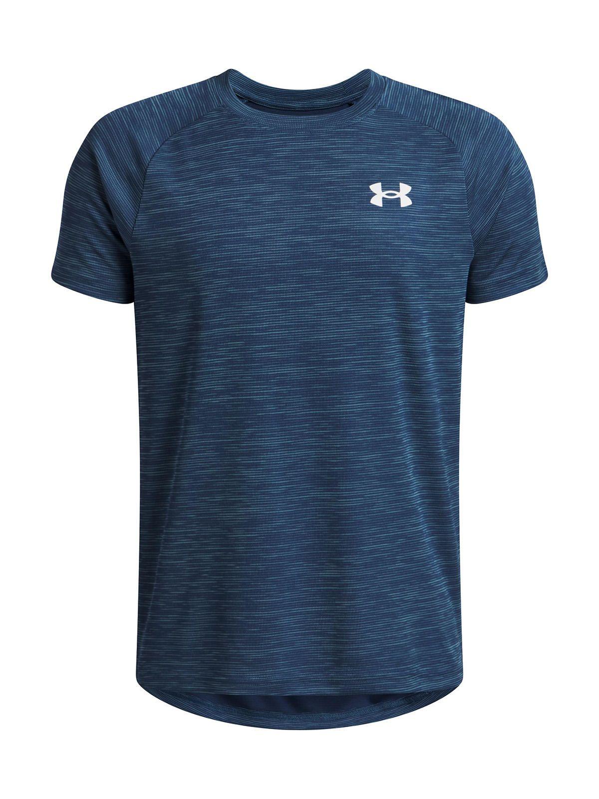 Polera M/C Azul Niño Tech Textured-0