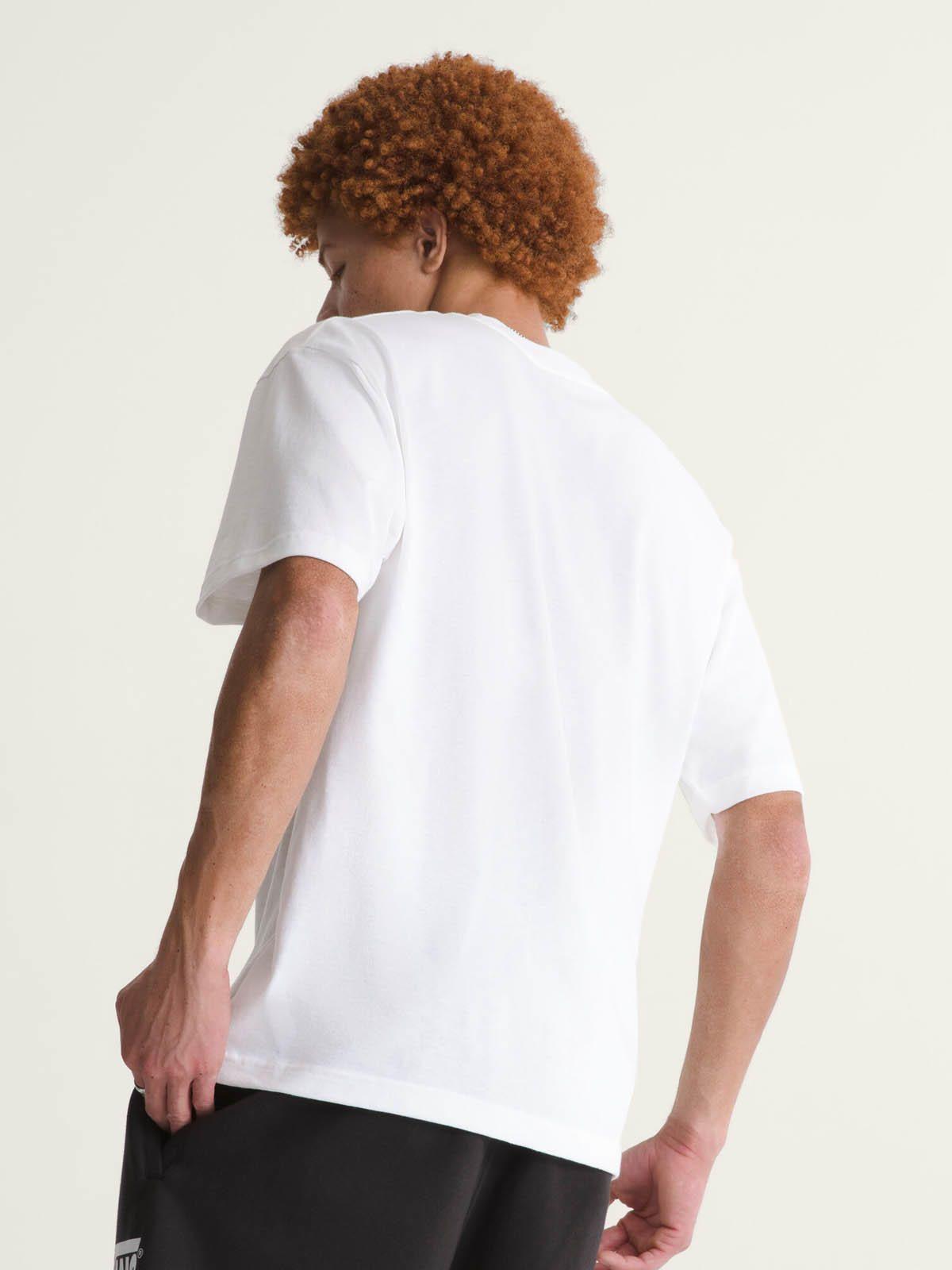 Polera M/C Hombre Wave Check Tee Blanco-4