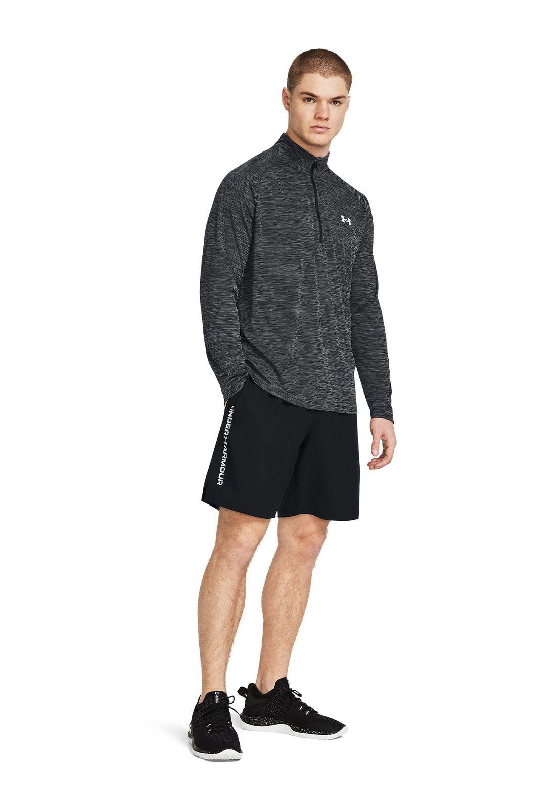 Shorts UA Tech Woven hombre Negro-3