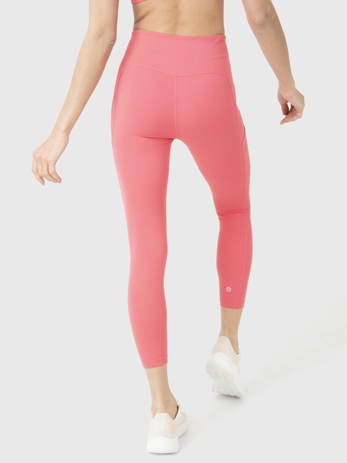 Calza Deportiva Mujer Pocket Ankle Legg Fucsia-3