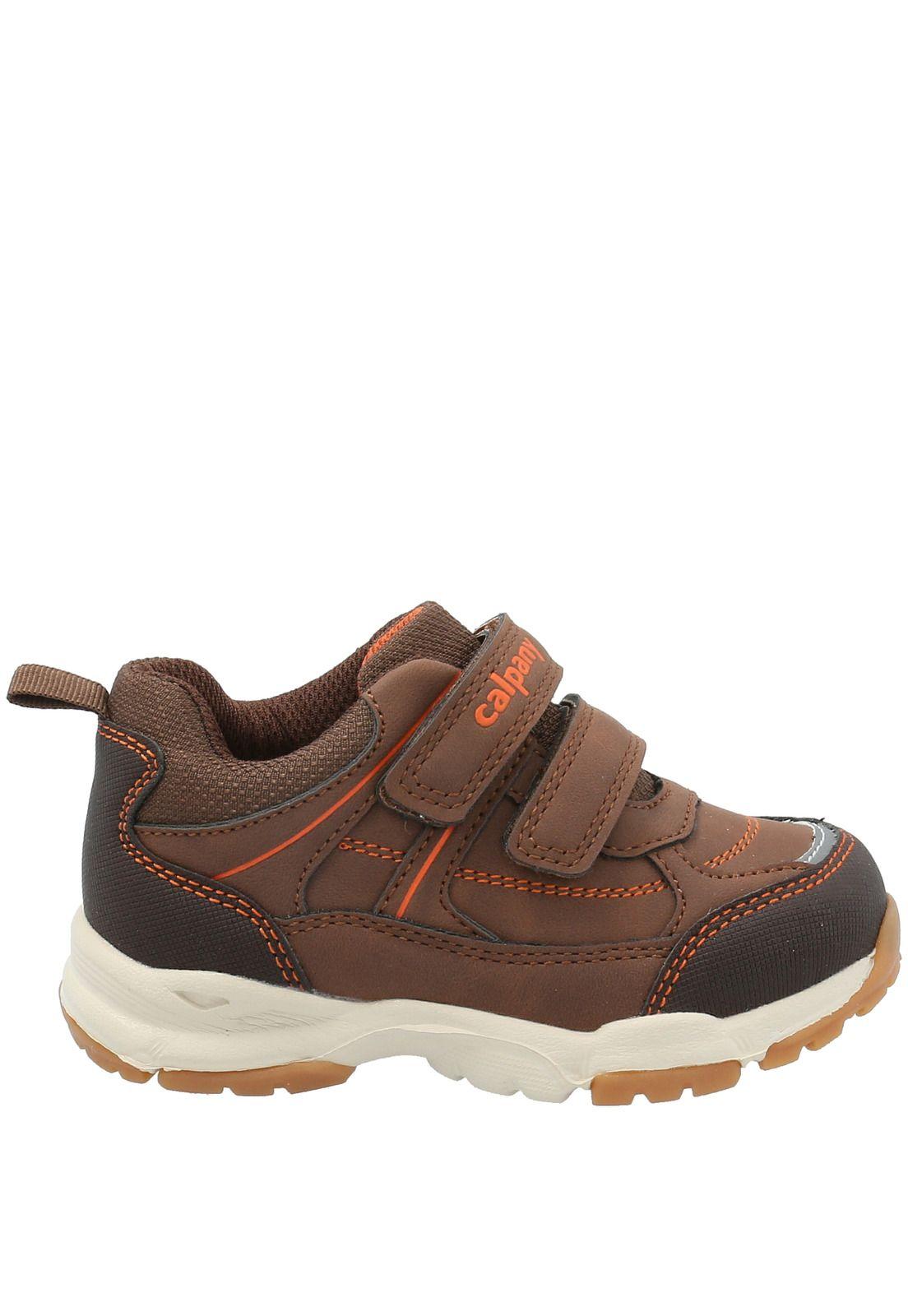 Zapatilla Niño Vela Café-1