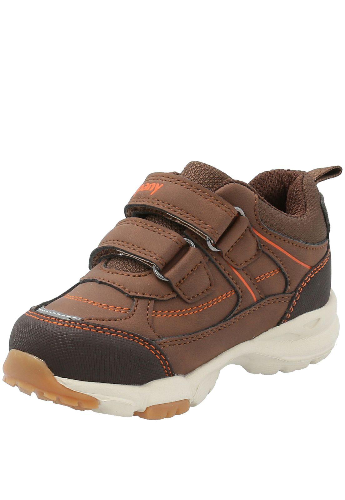 Zapatilla Niño Vela Café-3