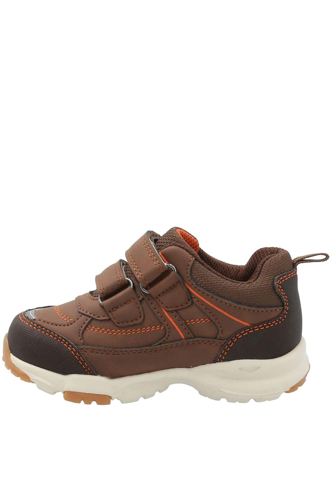 Zapatilla Niño Vela Café-4