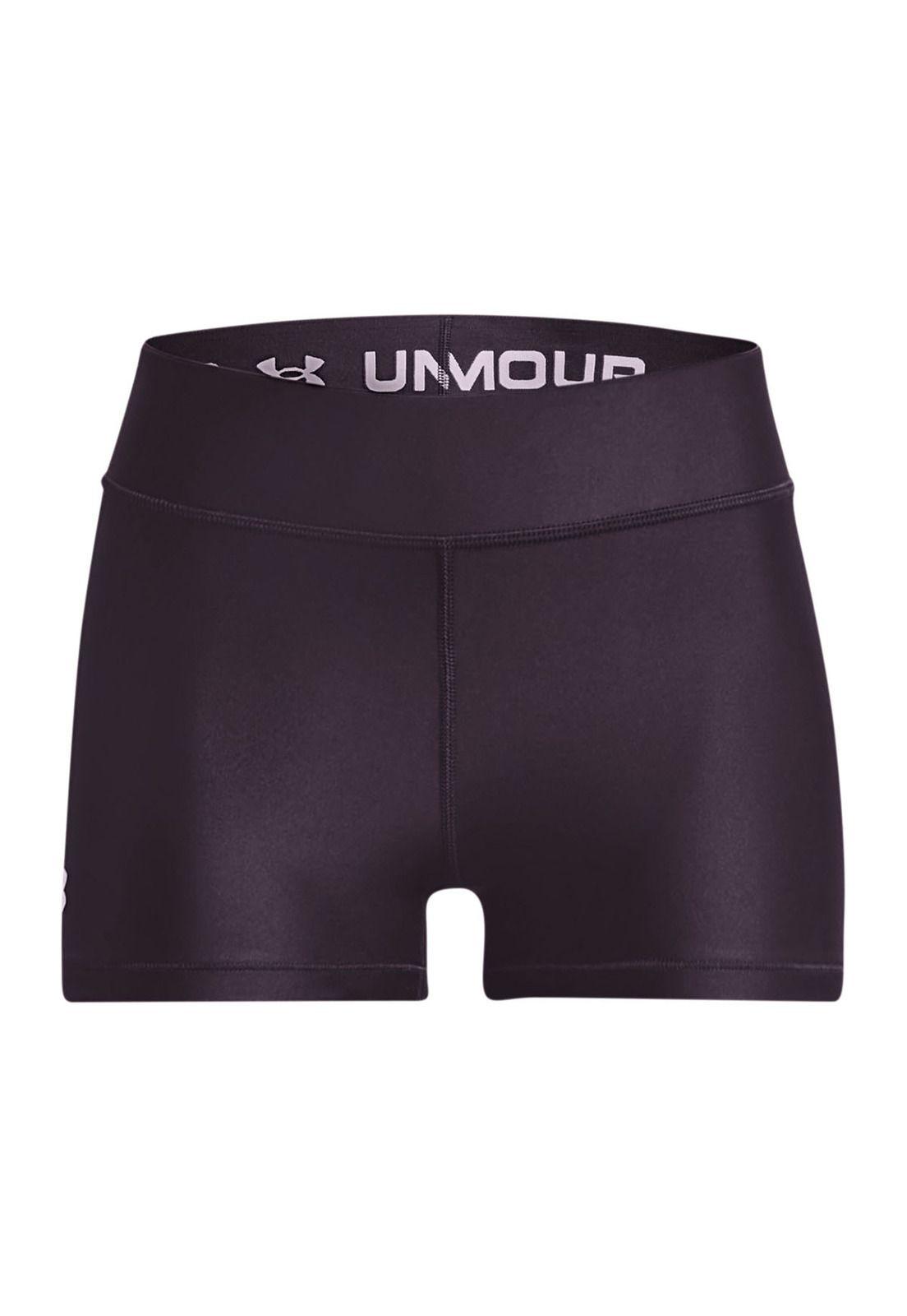 Shorts mid rise HeatGear® mujer Morado-0