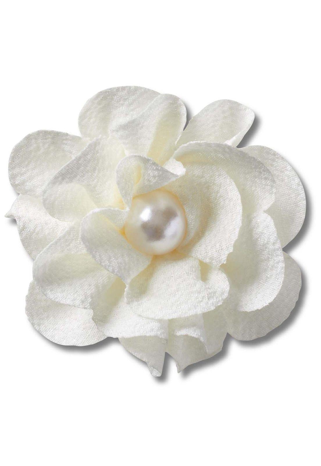 Jibbitz Crocs Flor Con Perla Blanco-0