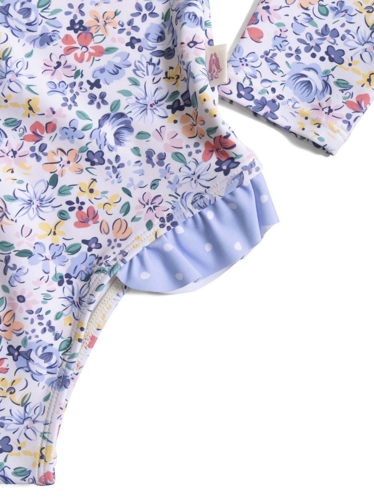 Traje De Baño Niña Flowers Rosado-4