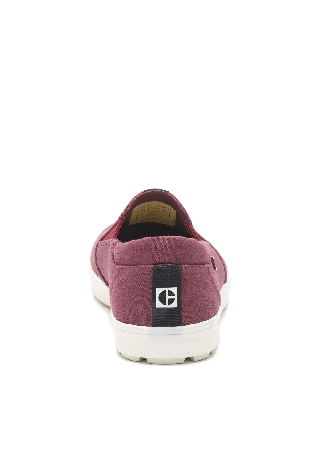 Slip On Passport Slip On Canvas Rojo Hombre-3