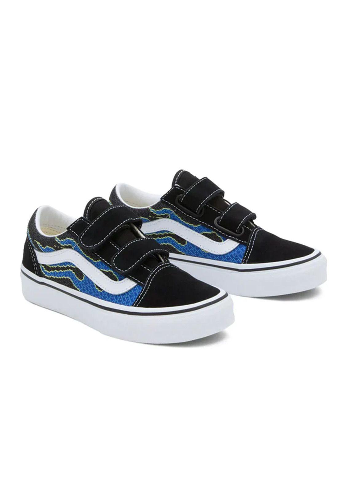 Zapatilla Urbana Niño Old Skool V Negro-0