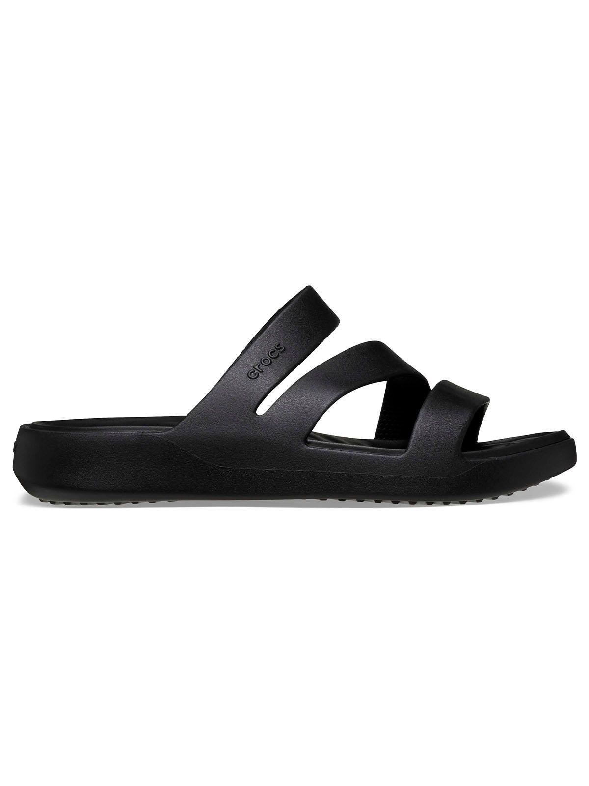 Sandalia Crocs Mujer Getaway Strappy Negro-0