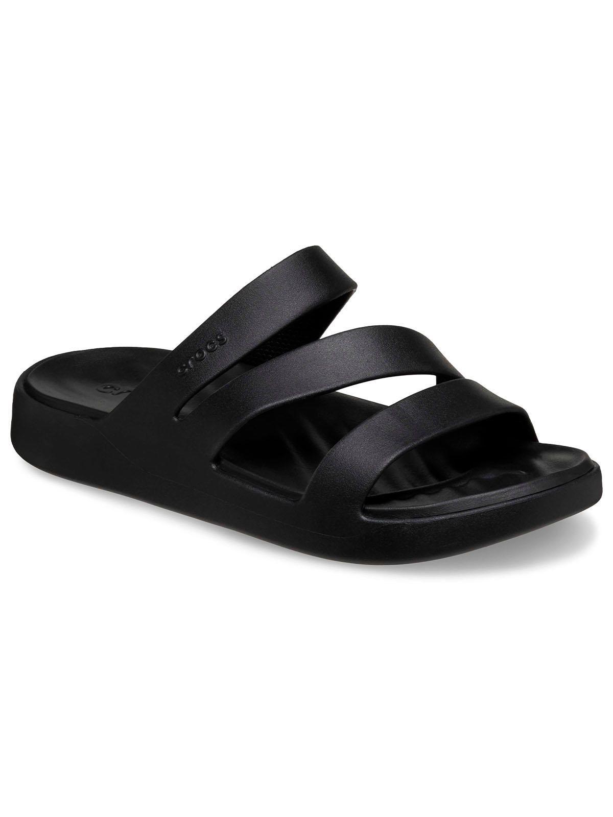 Sandalia Crocs Mujer Getaway Strappy Negro-6