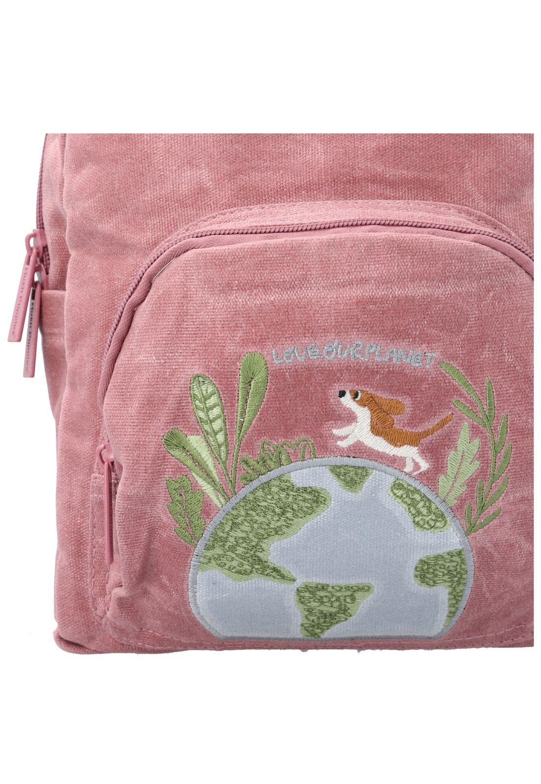 Mochila Niña World Backpack Rosado-4