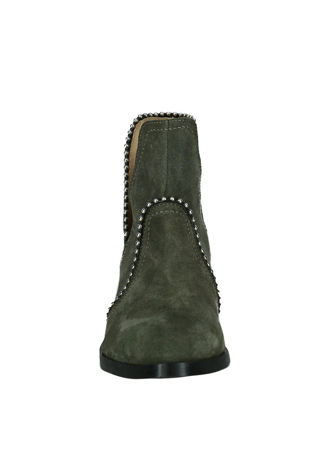 Botin Mujer Cuero Magma Café-2