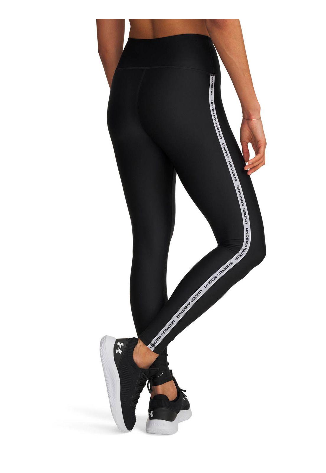 Calza Training para mujer Tech Wordmark Tape negro -1