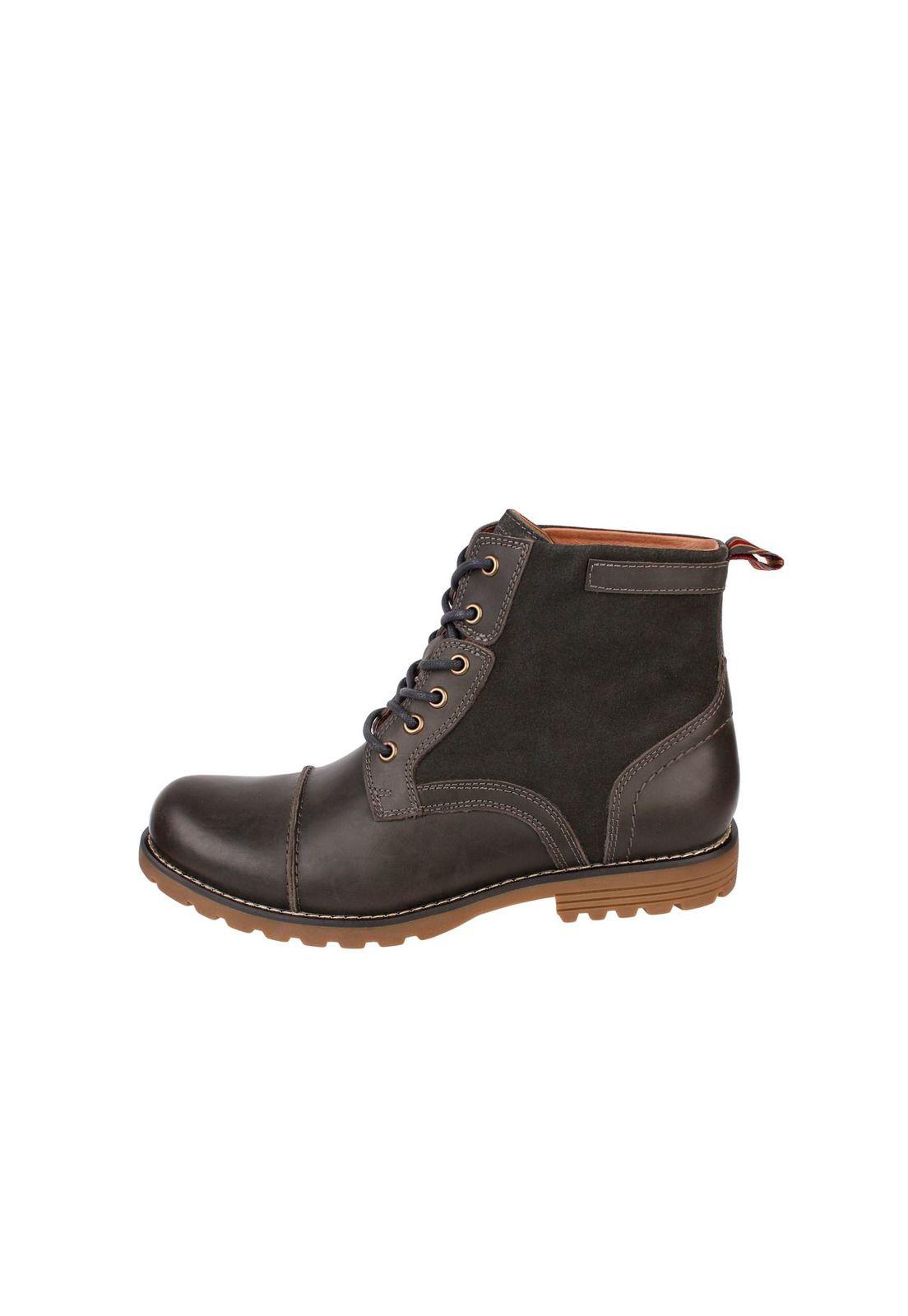 Botin Leather Thunder Ii Gris-3