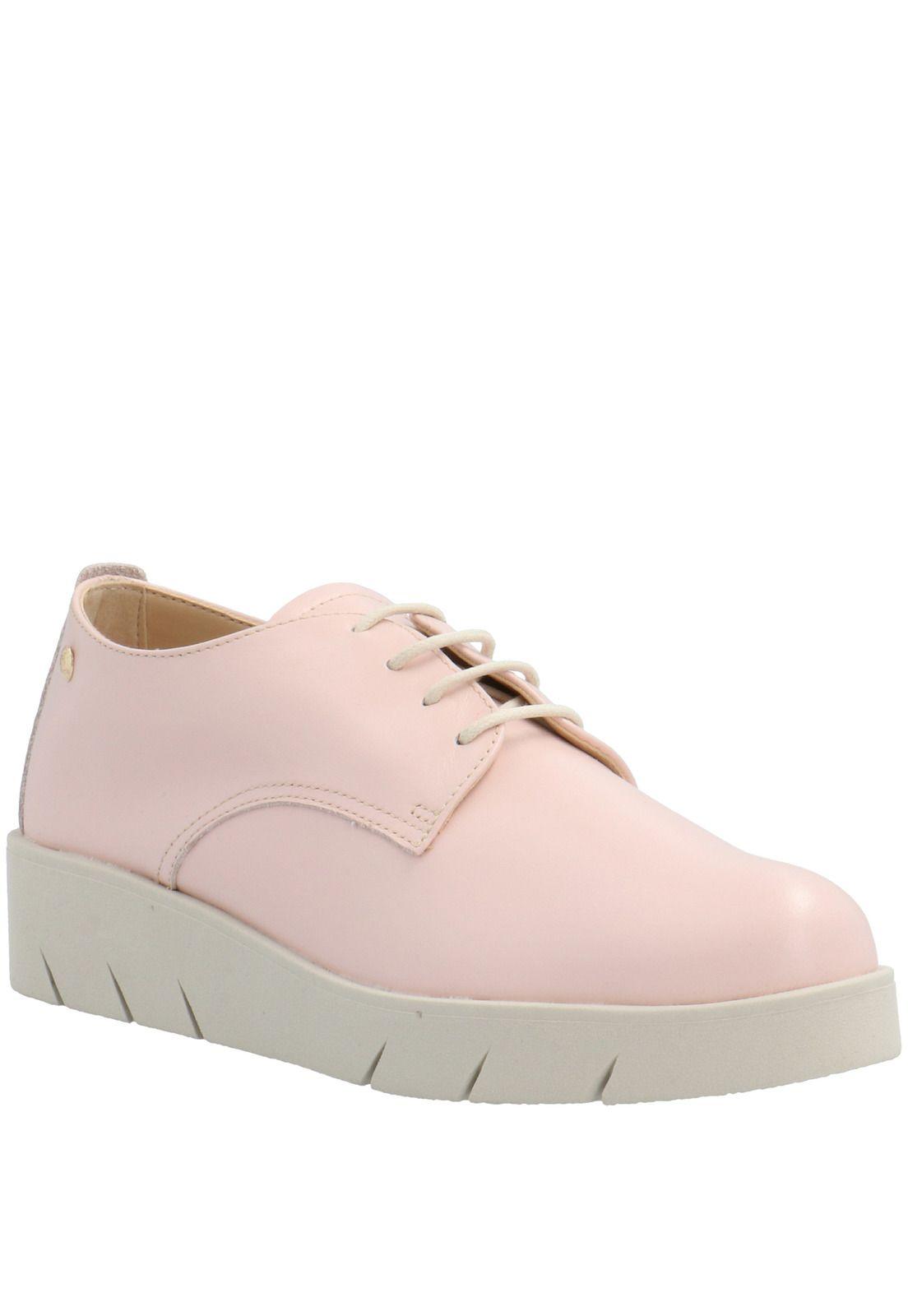Zapato Cuero Mujer Brent Too Rosa-0
