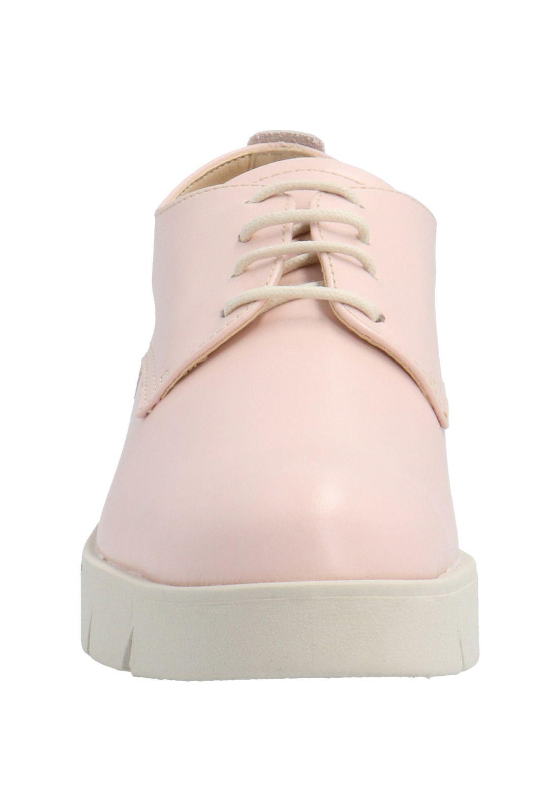 Zapato Cuero Mujer Brent Too Rosa-2