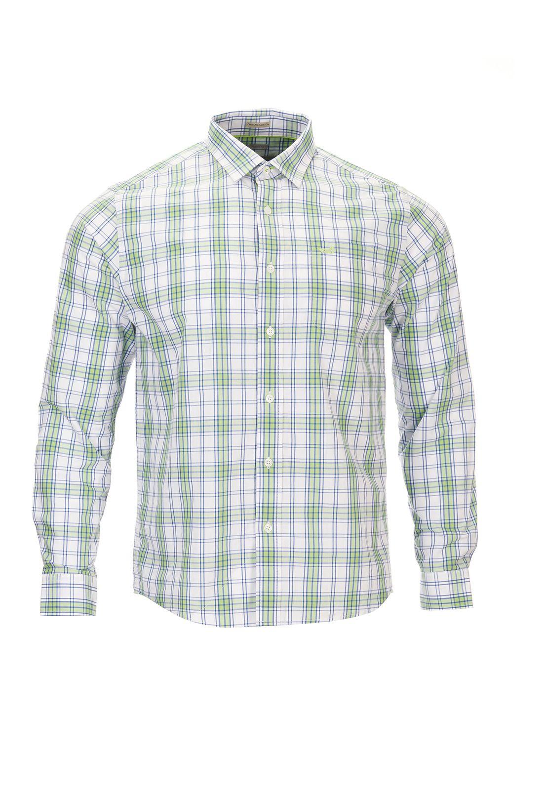 Camisa Algodón Orgánico Hombre Lighter Verde-0