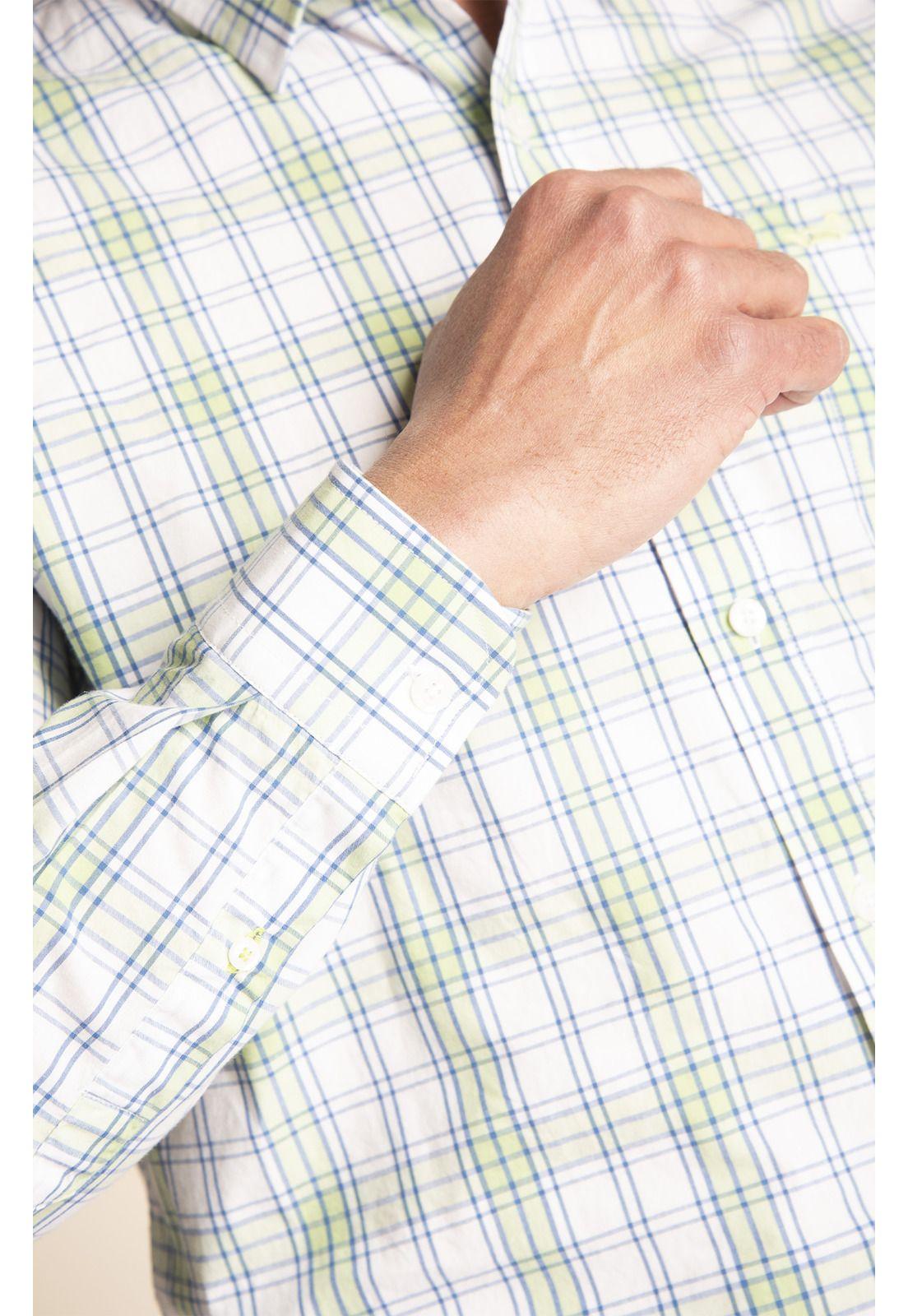Camisa Algodón Orgánico Hombre Lighter Verde-4