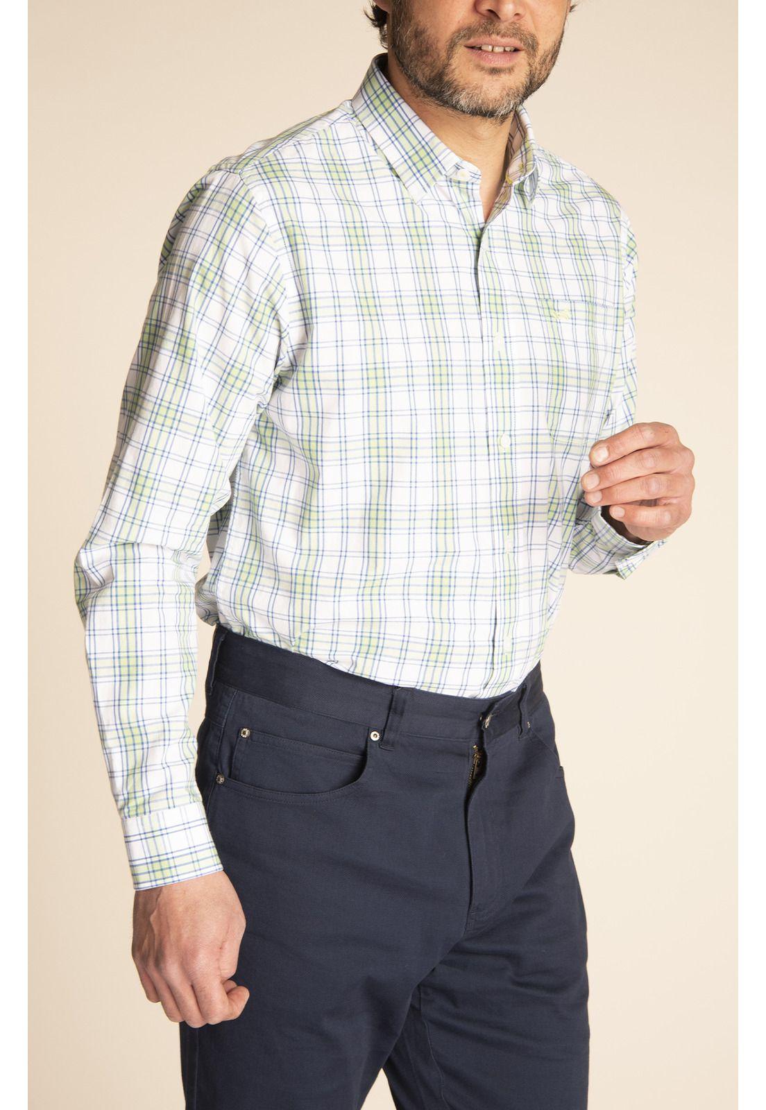 Camisa Algodón Orgánico Hombre Lighter Verde-5